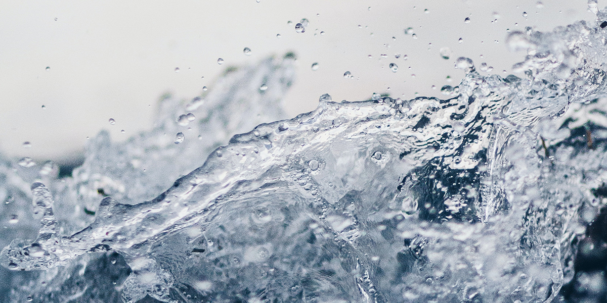 flowing water